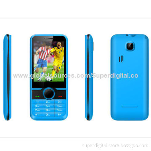 2.8-inch Dual-SIM Phones, Supports Bluetooth, Multimedia, Camera, TV, Java and Vibration Function